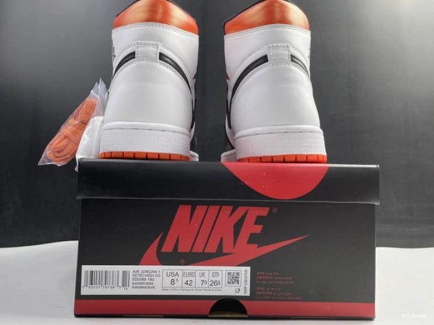 Rep MAX 555088-180 1 Orange Air High Electro Jordan Retro 0710